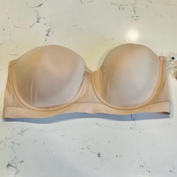 Lively Women's Toasted Almond Strapless Bra 38DD NWT - Picture 4 of 10